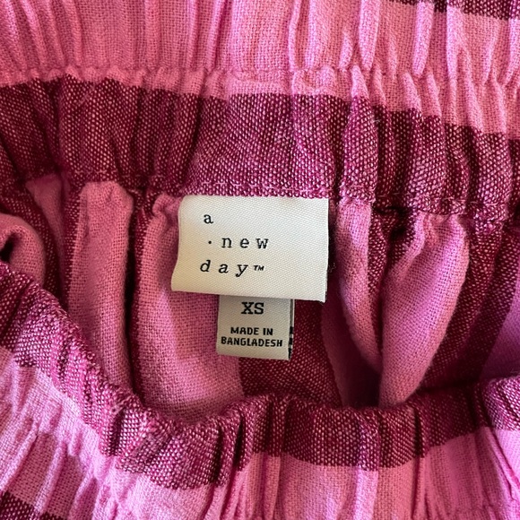 Target A New Day striped linen midi skirt - Picture 4 of 5